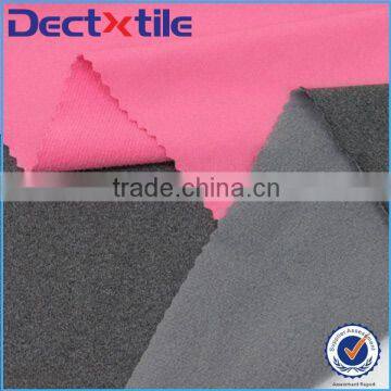 DEC textile hot sale polyester 100% double sides brush super soft fabric for winter garment