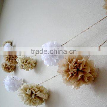 Wholesale Wedding Tissue Paper Pom Poms Paper Flowers