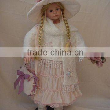 36'' hard plastic Country girl Doll