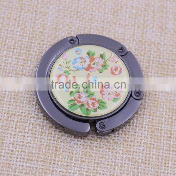Foldable Metal Purse Hanger/round Purse Hook With Logo Wholesale photo-5