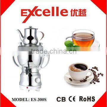 3.5L Stainless steel kitchen appliances Electric Samovar Kettle Coffee Maker Tea Water Kettle with silver plating