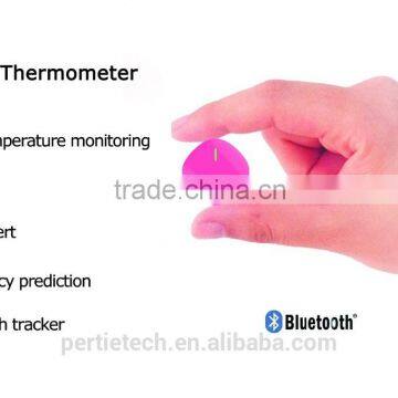 Bluetooth Smart Baby Wearable Electronic Thermometer With Mobile App Real Time Monitoring photo-3