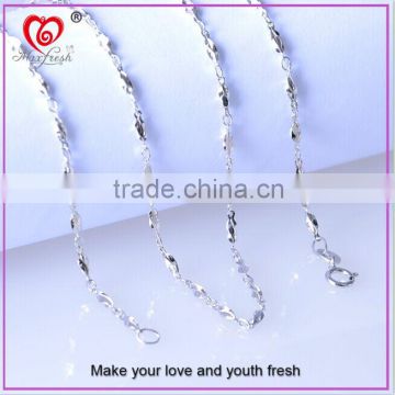 925 Sterling Silver Chain necklace Simple style Thin beautiful Chain hot sale chain necklace