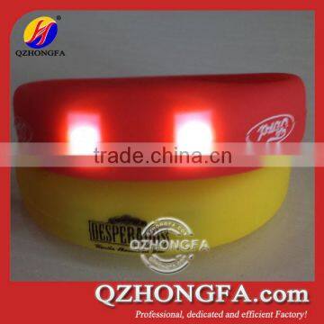 2015 Silicone Motion Actived Flashing Led Bracelet for Party