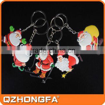 High Quality Christmas 3d Logo Soft Pvc Keychain for Promotion Gift photo-3