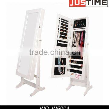 STANDING JEWEL MIRROR, Floor jewelry cabinet, Jewelry storage cabinet