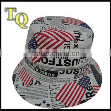 fashionable printed bucket hats for women custom