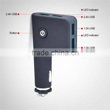 2016 Universal 4 USB Car Charger for Mobile and Tablet Devices Car USB Smart IC Charger Car Cellphone Accessories photo-6