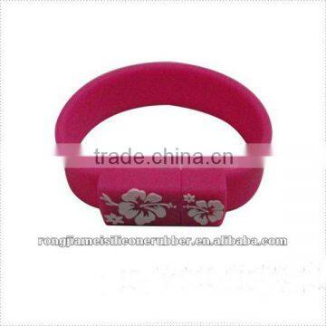 Cute and potable wrist band usb drive hot sale