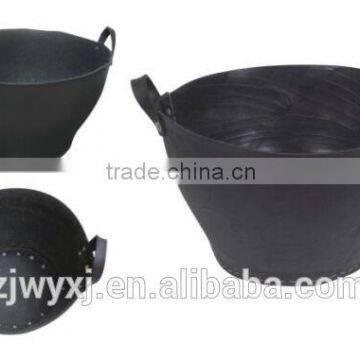 Recycled rubber buckets,Tire rubber baskets REACH