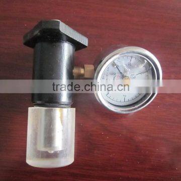 VE pump piston stroke tools within the table and pressure gauge