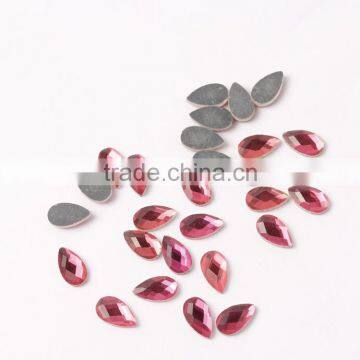 12*18mm Water drop shape glass stone for Jewelry accessories rhinestone