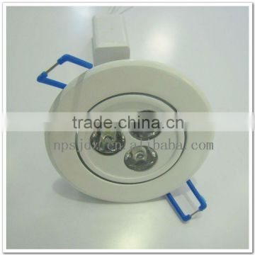 white paint 3W led ceiling surface mounted light