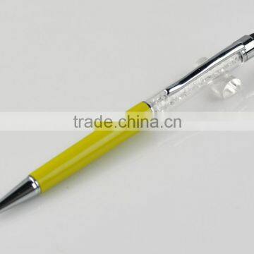 Crystal Pen Gift Metal Ball Slim Pen