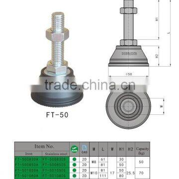 Industrial Machine Glide Feet/Adjustable Rubber Feet