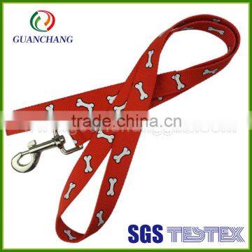 custom dog products eco-friendly nylon print logo flexi dog training leash bulk buy from china