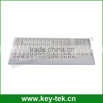 easy clean silicone rubber keyboard for industrial computer, medical computer