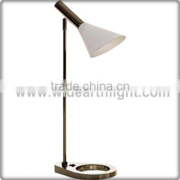 UL Listed Arne Jacobsen Style Adjustable Desk Lamp With Metal Shade And Base Switch T50097