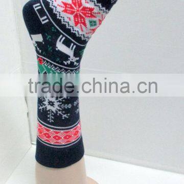 funny custom winter designed men sock