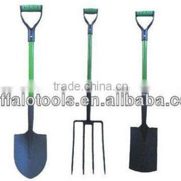 spade,shovel,fork with fiberglass handle