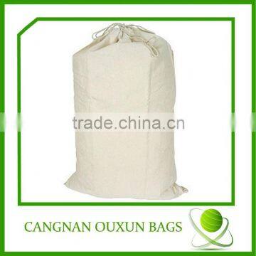 Manufactured cotton laundry bag