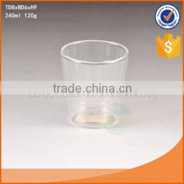 High quality and clear double glass cup with reasonable price                        
                                                                                Supplier's Choice