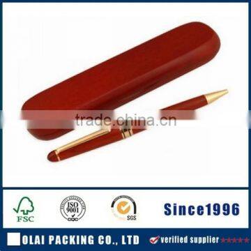 Top quality red wonderful wooden pen box