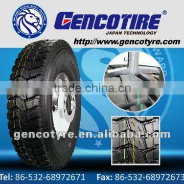 China supplier radial truck tyre/tire 10.00R20 pattern 185