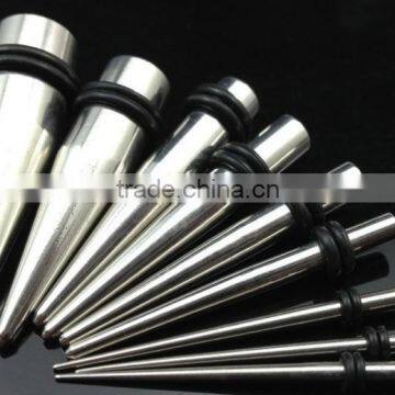 Stainless Steel Tapers With Plated Ear Expanders photo-2