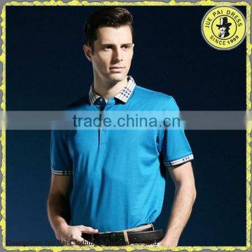 Modern Splicing Fashion Men Bulk Stripe Goft Polo shirt Design