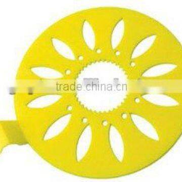 Holiday cake decoration yellow plastic cake stencil