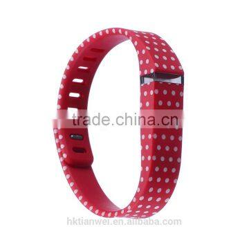 Polka Dot patterns Series Fitbit Flex replacement Wristband with metal clasp(No Tracker chip)