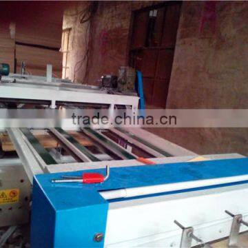 Automatic veneer jointing machine/core veneer assemble line with glue thread