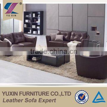 luxury classical chesterfield 3 2 1 leather sofa,modern tan leather sectional sofa