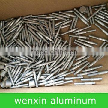 Thread processing aluminum thimble