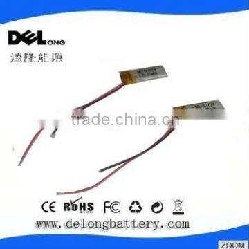 Rechargeable lipo battery 3.7v 55mah 361024