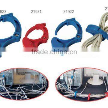 Utility Tie Clamp - Organizer of cable and wire for 4 Size