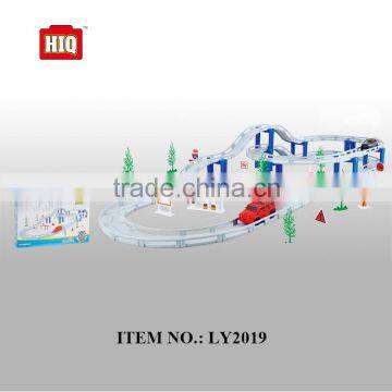 Plastic B/O hot selling rail train toys for kids