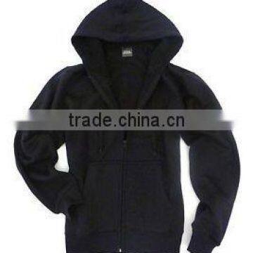 slim fit black cotton hoodies men's