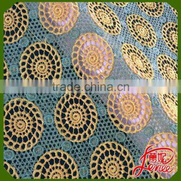 Young Girl Dress Selection Water Souble Chemical Embroidery Fabric photo-4