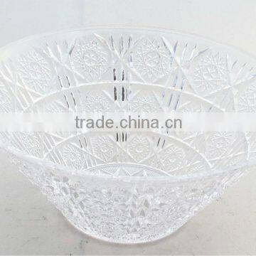 hot sale transparent crystal plastic ice cream bowls