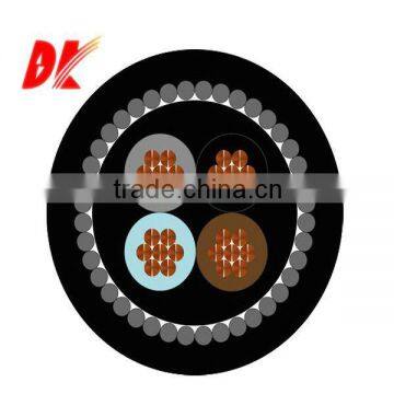 0.6/1kV 4 core XLPE cable with armoured cable