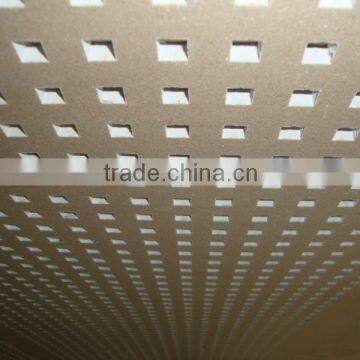 Good sound absorbing perforated gypsum ceiling tiles