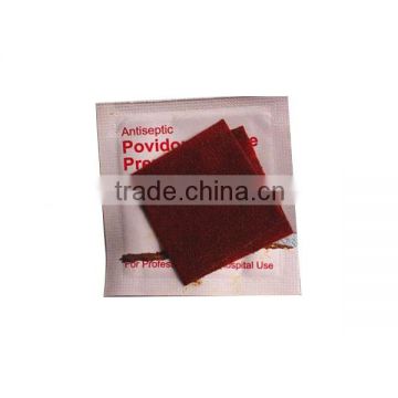 Disposable Single Piece Iodine Pads Medical Iodine Swab With CE FDA