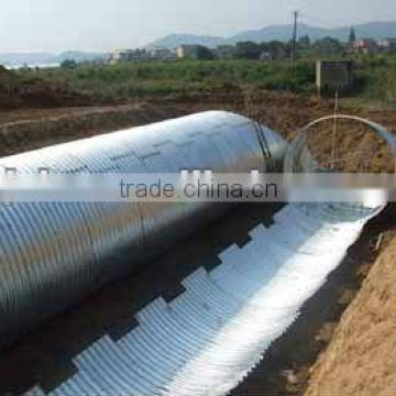 Corrugated steel pipe