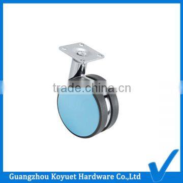 KOYUET Blue Plate Metal 2.5 inch Heavy Duty Furniture Caster