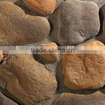 Yellow Pebble River Stone on net