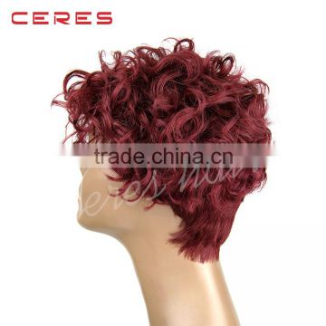 brazilian kinky curly hair wig 150% density glueless lace front wig for women