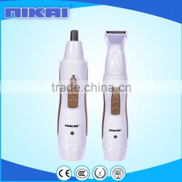 Portable 2 in 1 manual electric nose hair trimmer NK-2030