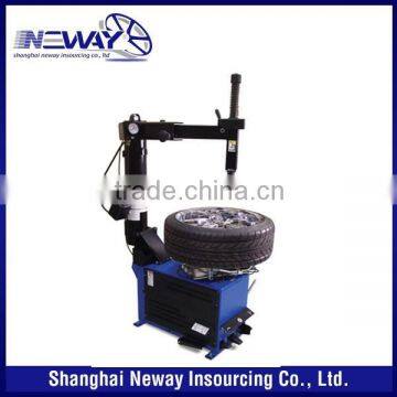 Low cost tyre changer for car